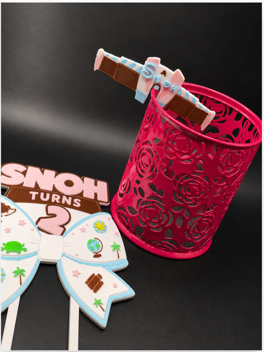 10 Custom 3D Printed Drink Charms