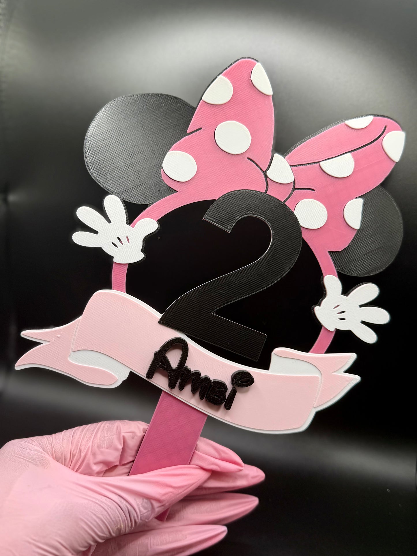 Custom 3D Printed Cake Toppers