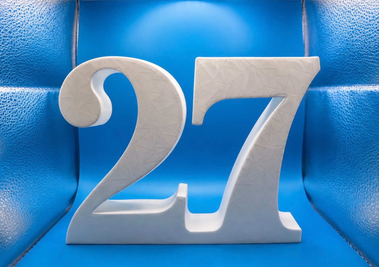 Custom 3D Printed Freestanding Numbers