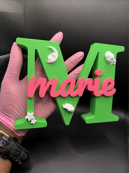 Custom 3D Name Sign