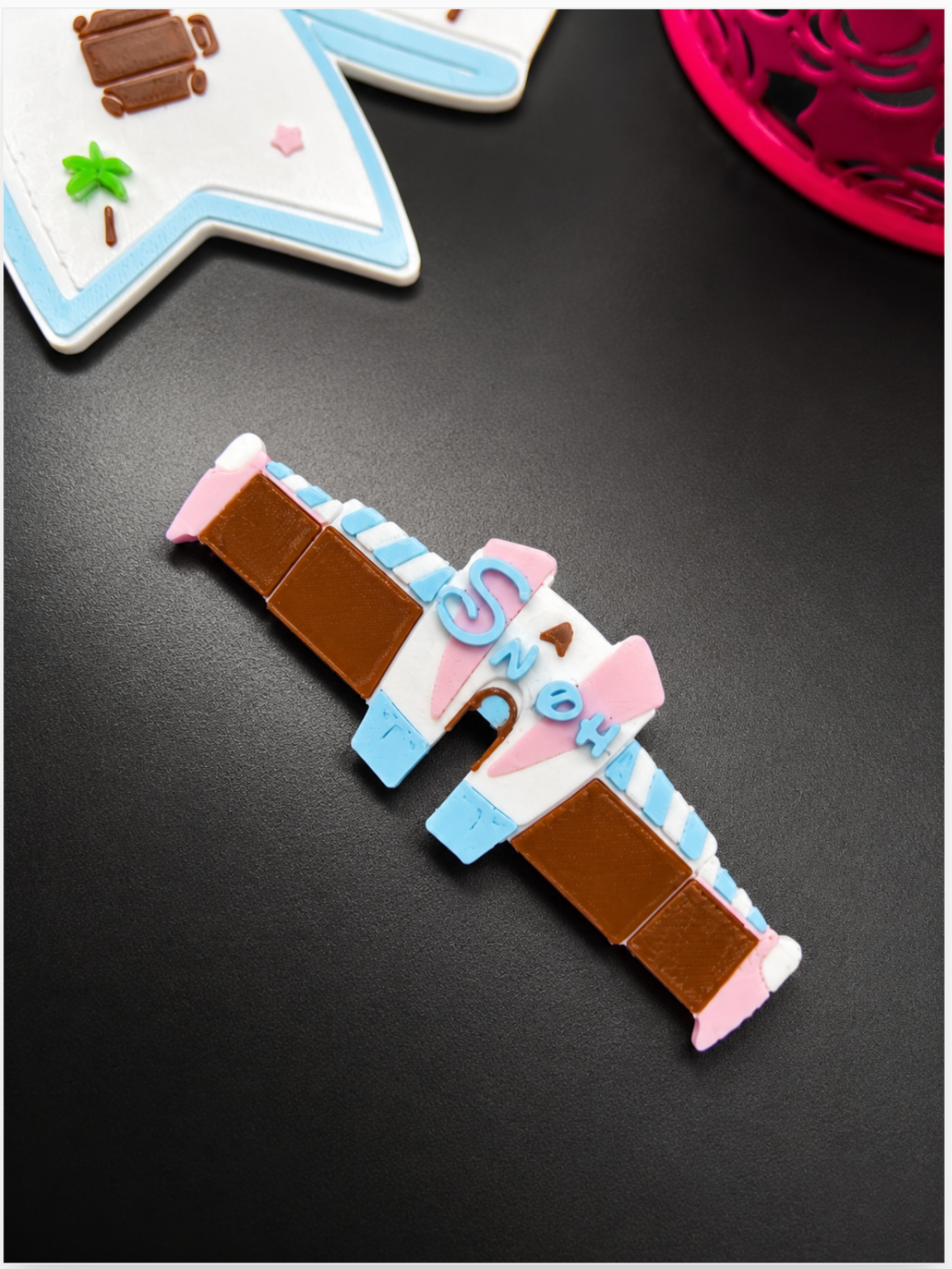 10 Custom 3D Printed Drink Charms