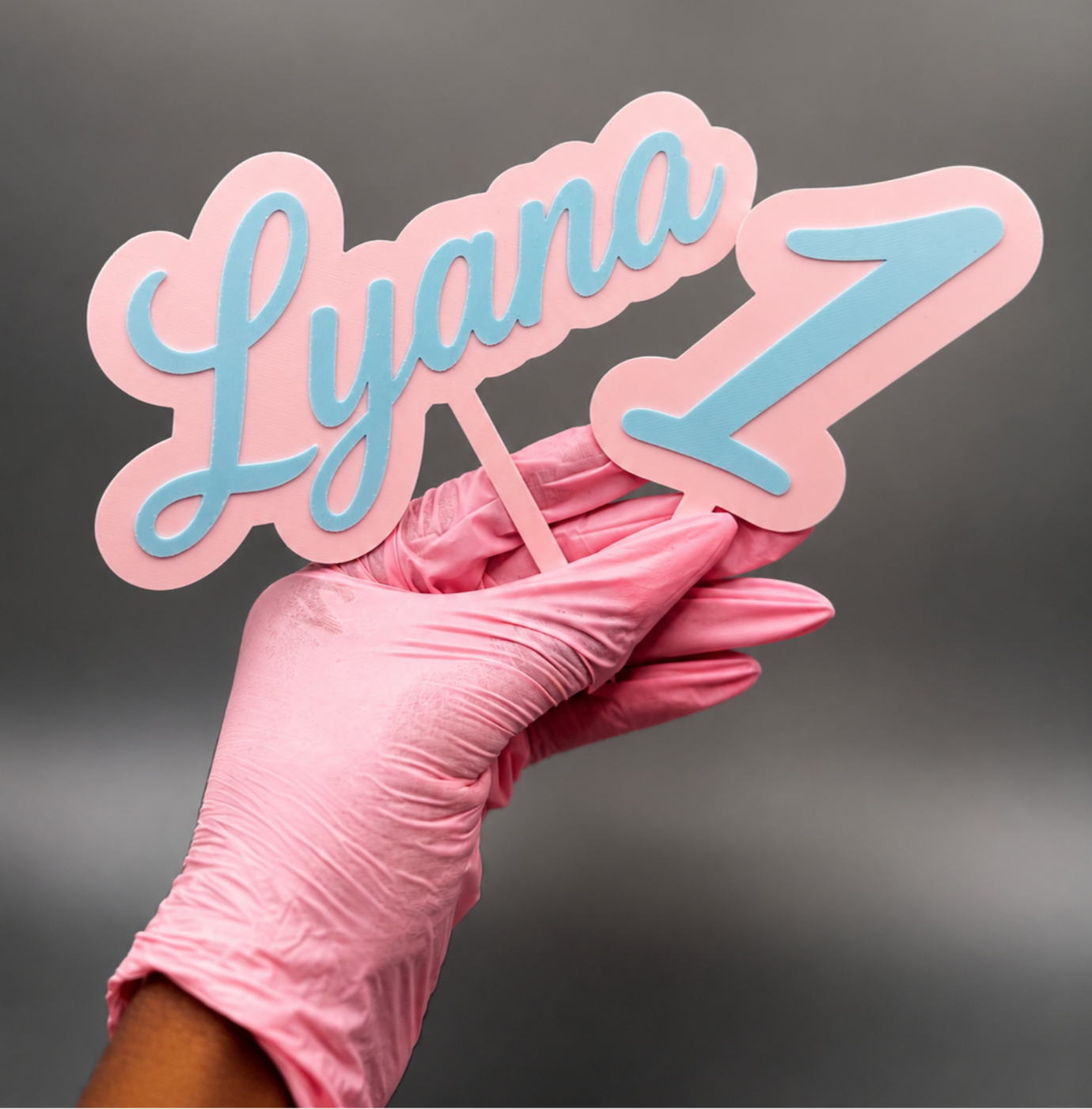 Custom 3D Printed Cake Toppers