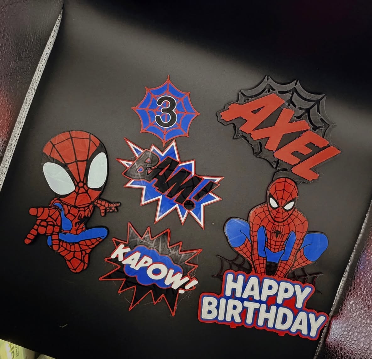 Custom 3D Printed Cake Toppers